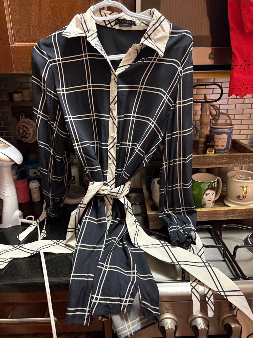 Alice + Olivia shirt dress